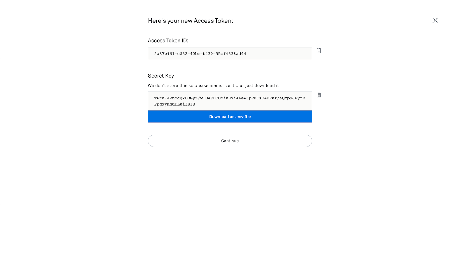 access the token for the audiorista dashboard no code app builder