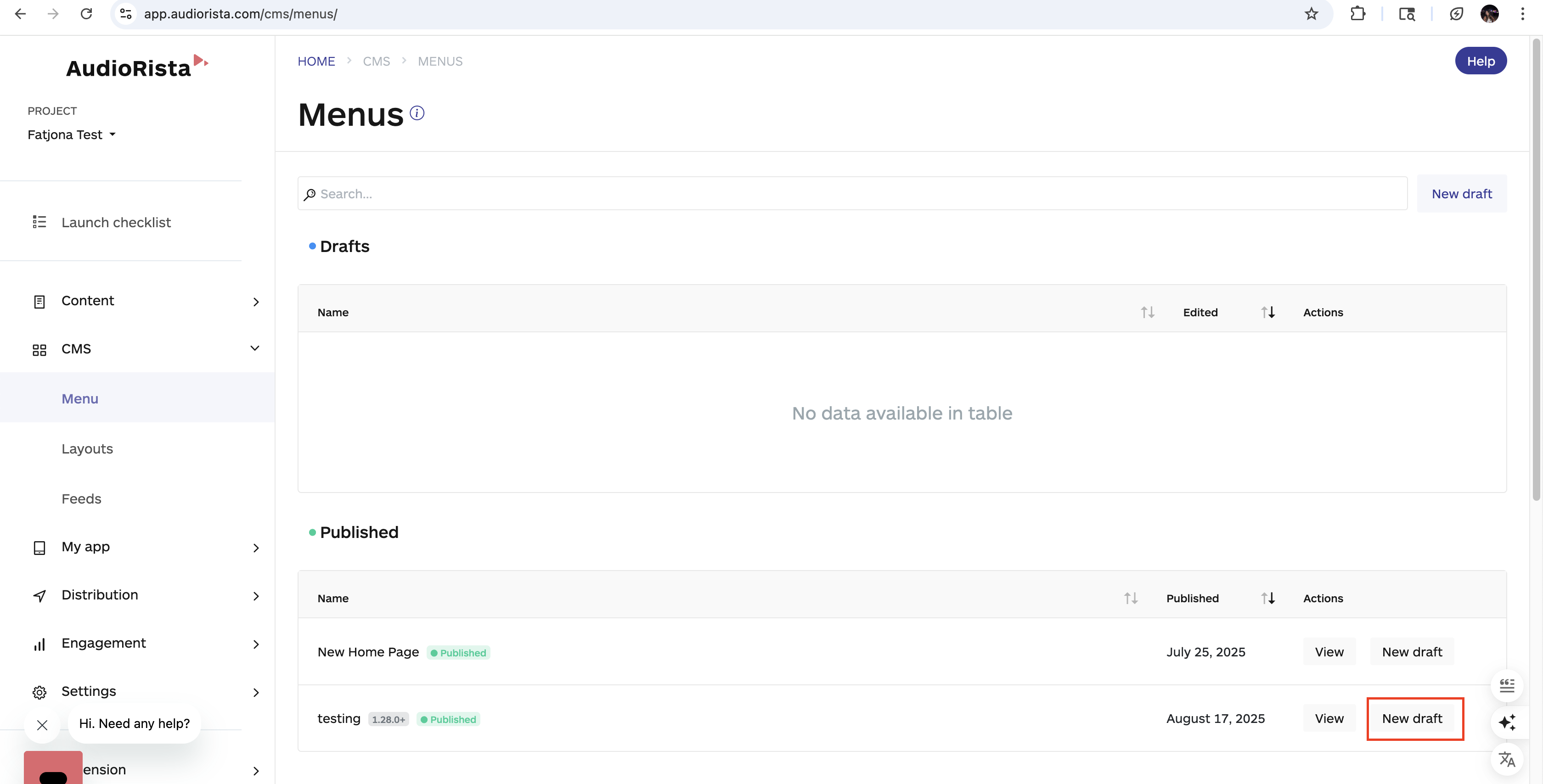how to add layouts to your audiorista app, no code app builder
