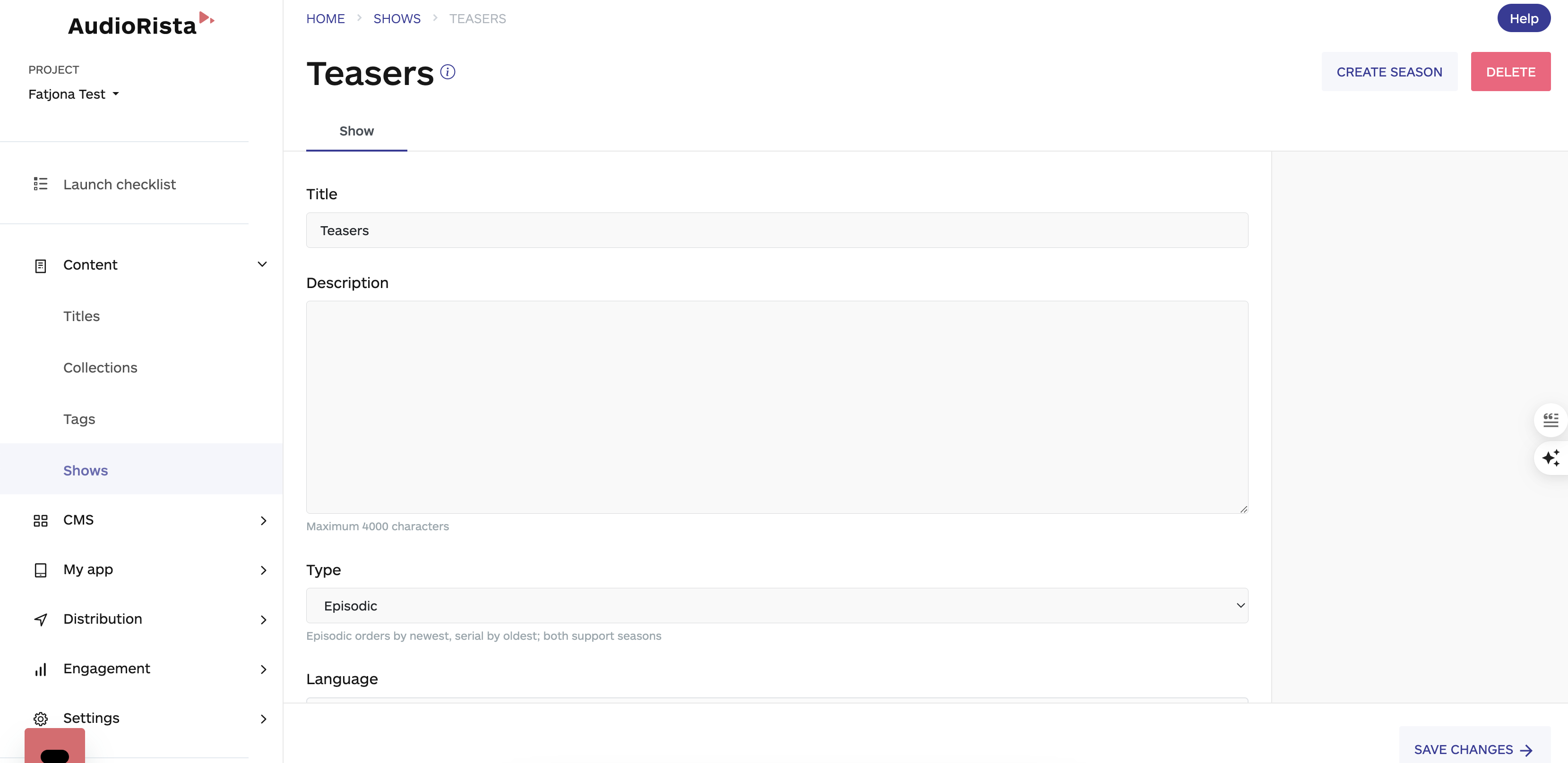 shows details on the dashboard, no code app builder